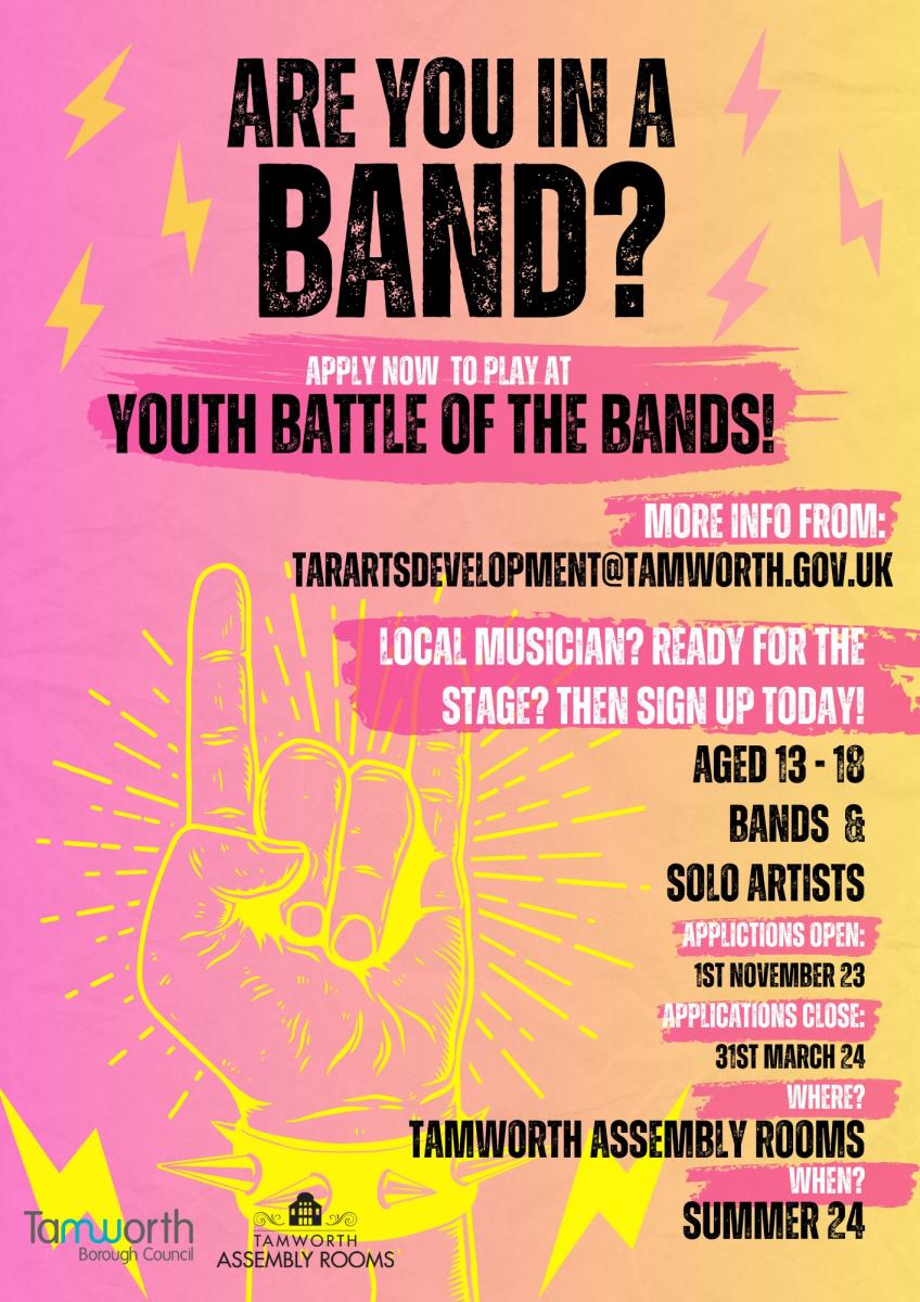 Youth Battle of the Bands poster