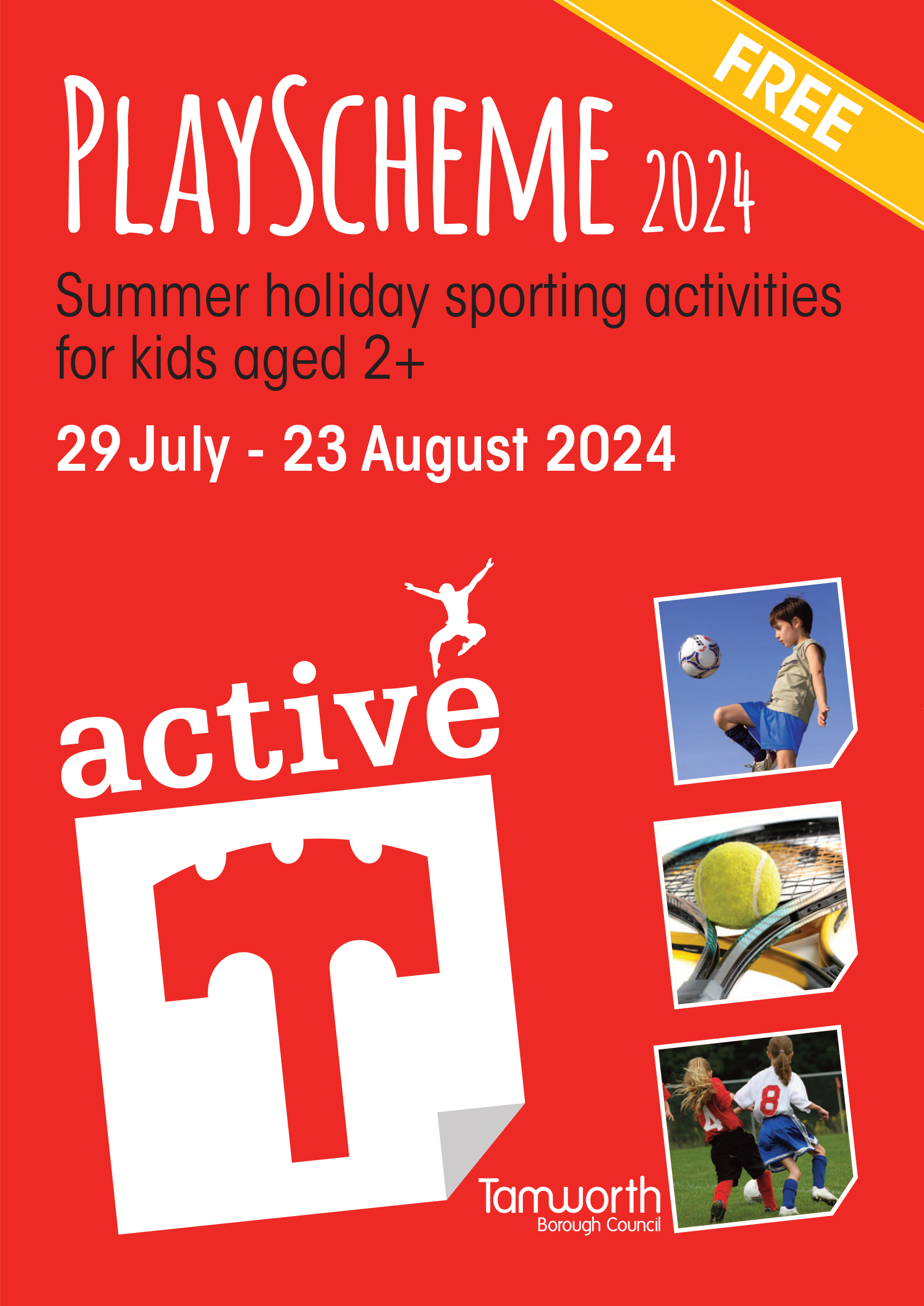 Summer of FREE sporting activities | Tamworth Borough Council