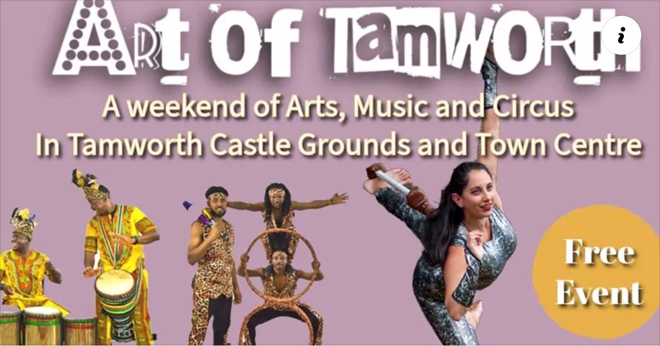 Art work picture with some people doing creative art.