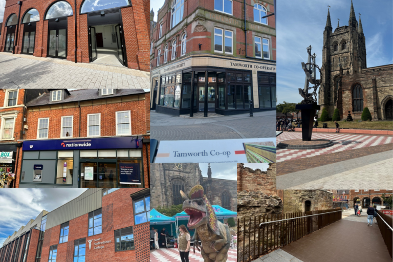 Collage of the different FHSF projects in Tamworth