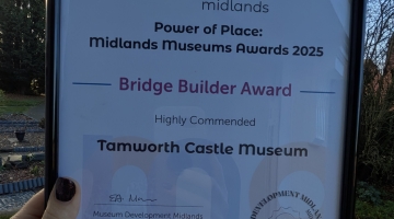 photo of a highly commended certificate