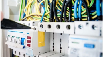 A close up image of a fuse board